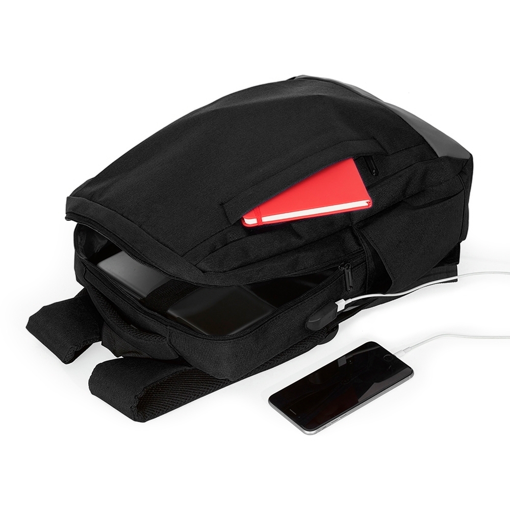 Mochila de Nylon USB - Imagem 2