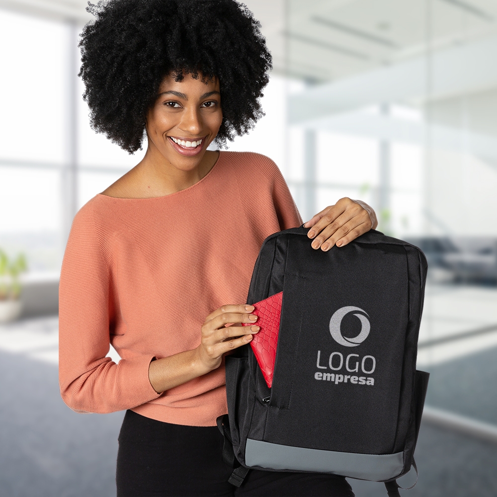 Mochila de Nylon USB - Imagem 3