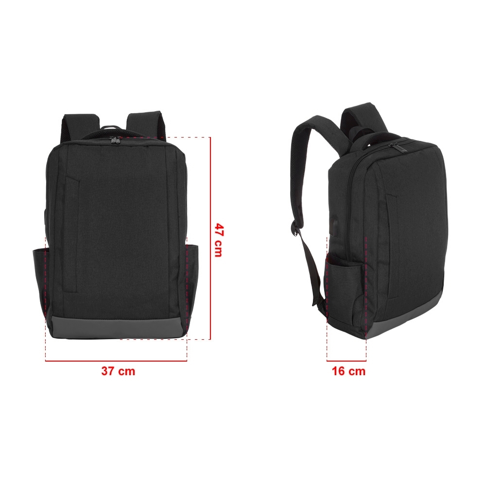 Mochila de Nylon USB - Imagem 5