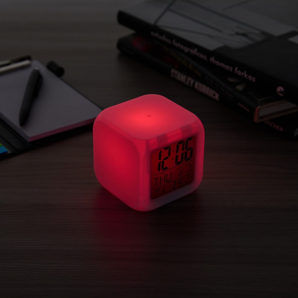 Relógio Digital LED com Despertador - Imagem 2